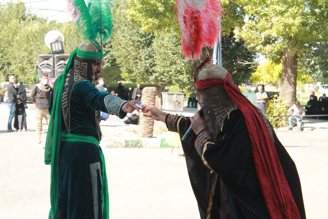 بر‌گزار‌ی مراسم سنتی تعزیه بر‌غان در پارک ملی‌ ایران کوچک کرج